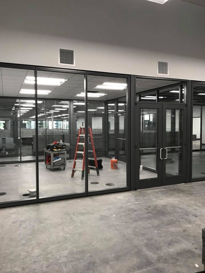 commercial glass door