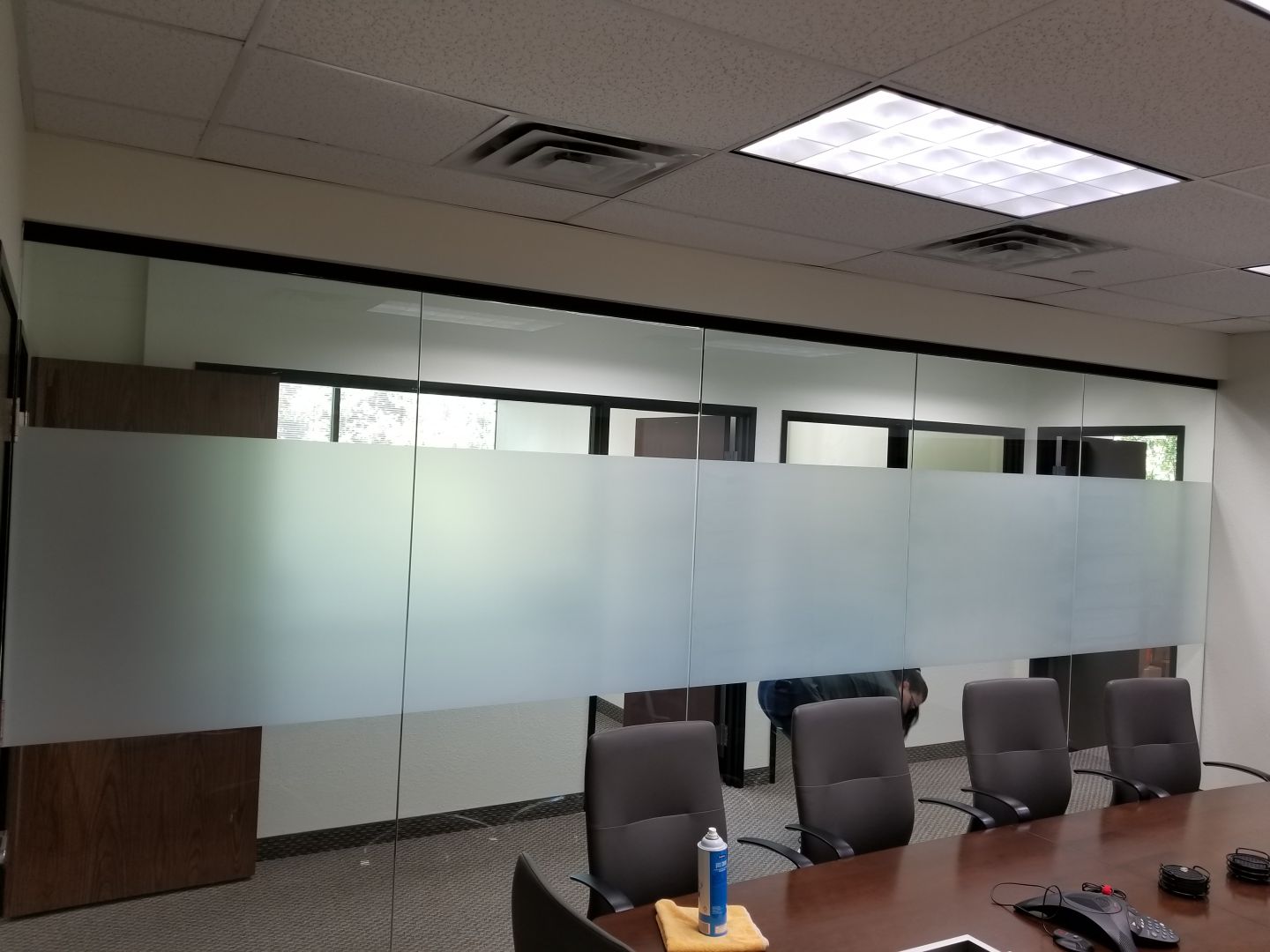conference room wiindow glass